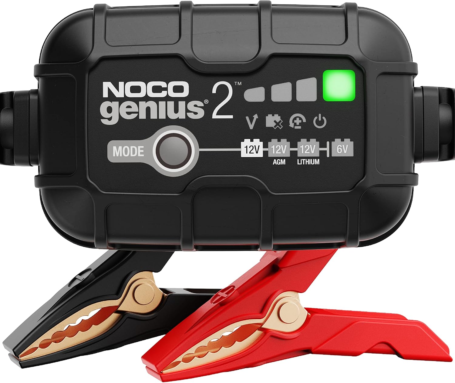 NOCO GENIUS2 – Smart 2A Charger & Maintainer for 6V and 12V Batteries
