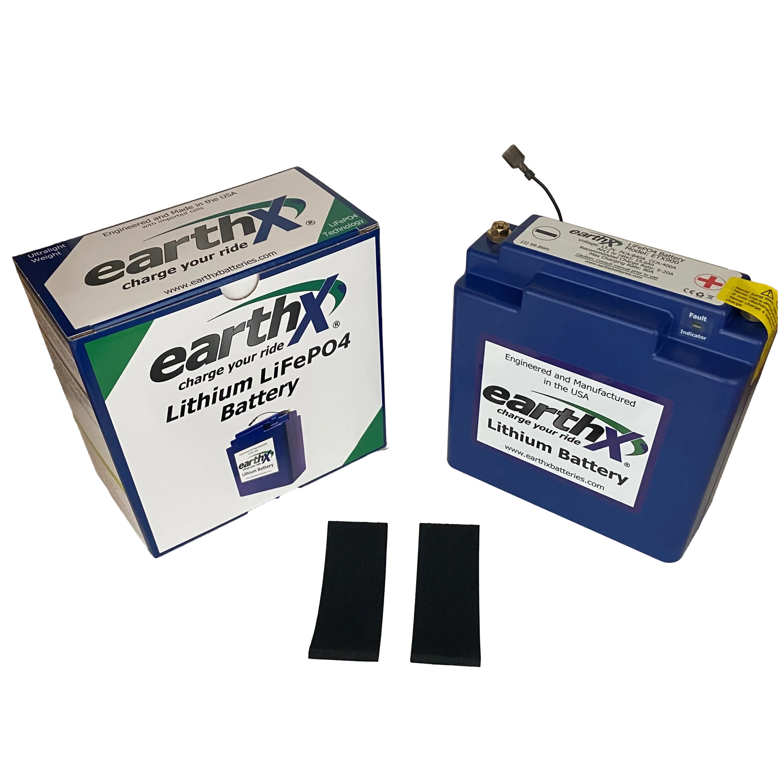 EarthX ETX900 – High-Power LiFePO4 Battery for Demanding Aviation & Powersports Applications