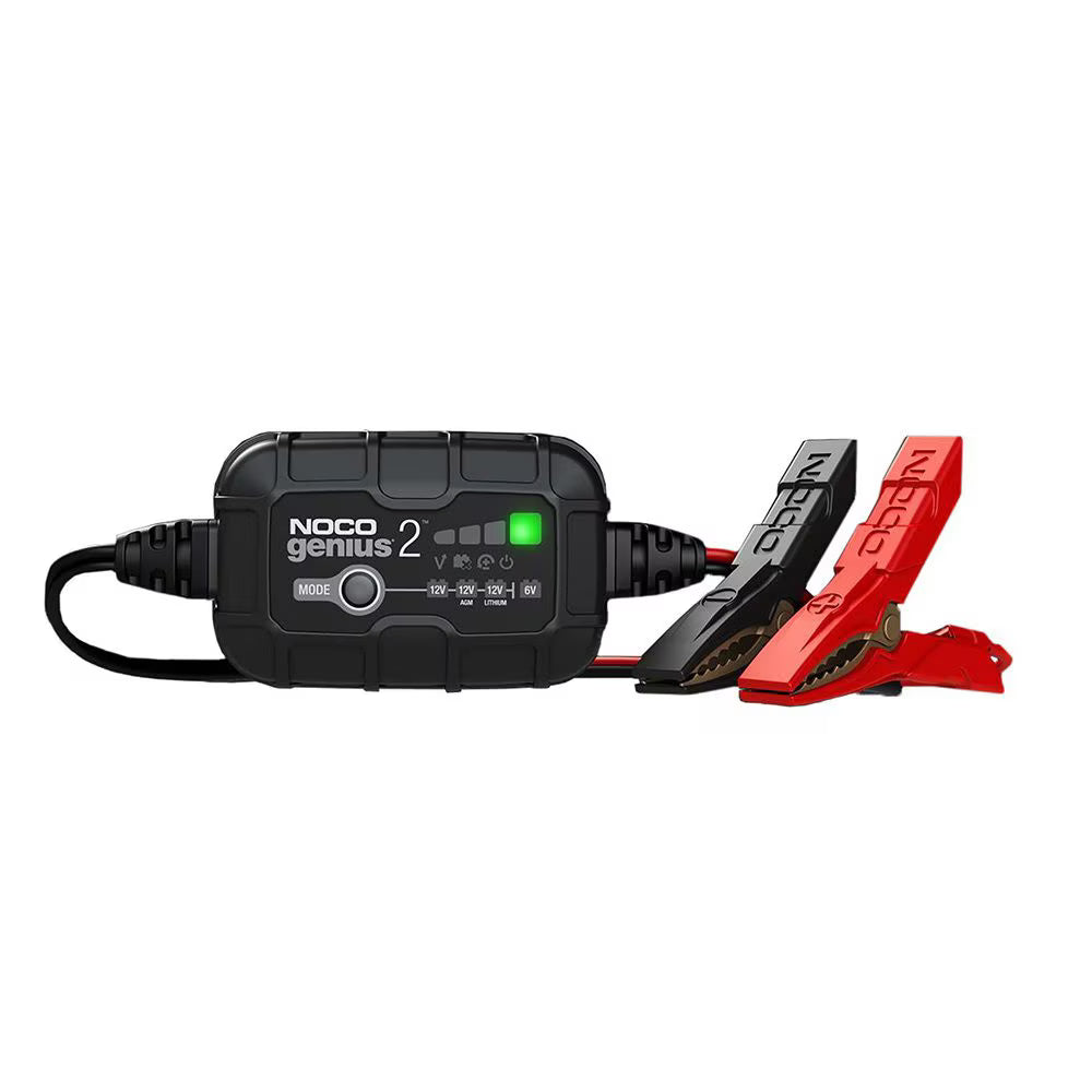 NOCO GENIUS2 – Smart 2A Charger & Maintainer for 6V and 12V Batteries
